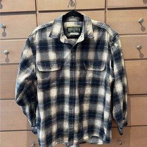 Field & Stream Men's Heavy Cotton Flannel Plaid Shirt XL